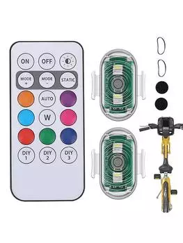 Мигающий свет для предотвращения столкновений Дрон Свет Мигающие предупреждающие стробоскопические огни USB-зарядка Квадрокоптер Мотоцикл Велосипед Дрон Светодиодный Воздушный CHINA