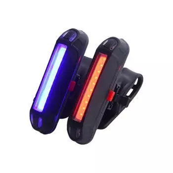 Мигающий свет Предупреждающий фонарь Задний фонарь для велосипеда Велосипедные фары Задний фонарь для велосипеда Задний фонарь для велосипеда красный