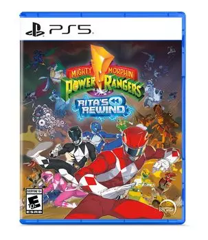 Mighty Morphin Power Rangers Rewind North PS5 Риты (Импортированная версия Америка) - синий