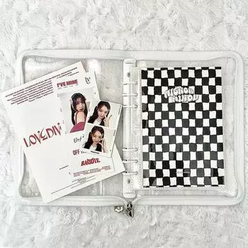 Mignon Minho 6-луночный покерный альбом на молнии фотоальбом (В комплекте 30 листов)