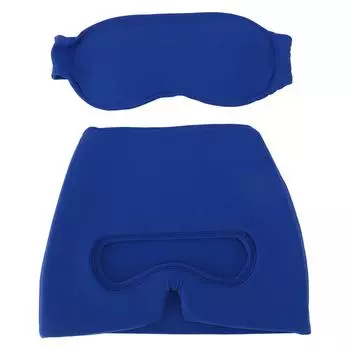 Обертывание от мигрени с гелем для век, прикрывающее глаза, для снятия напряжения и опухлости глаз, горячий холодный компресс, снятие стресса, головная боль