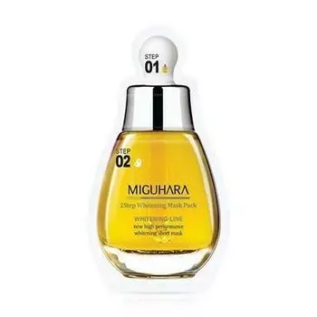 MIGUHARA 2 Step Mask Sheet Pack 1 Sheet