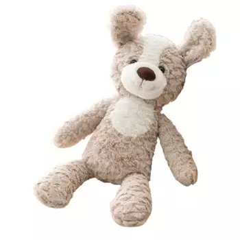 MIHI плюшевая игрушка, соответствующая санитарным нормам, животное, пушистое, пушистая игрушка, первая игрушка в подарок, подарок ребенку, фотография новорожденного, 38 см, собака, собака, СОБАКА [Подлинный продукт,