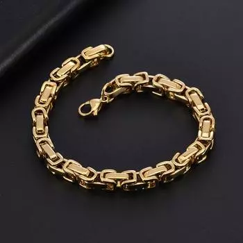 Mihmily бренд-ретро браслет из титановой стали, властный мужской браслет в стиле хип-хоп