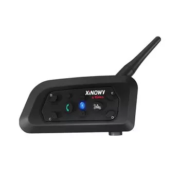 Mihono 6Riders Intercom для мотоциклов V6Pro Advanced Edition 1200M 12-часовое устройство связи IP65 водонепроницаемый GPS Bluetooth туристический шлем