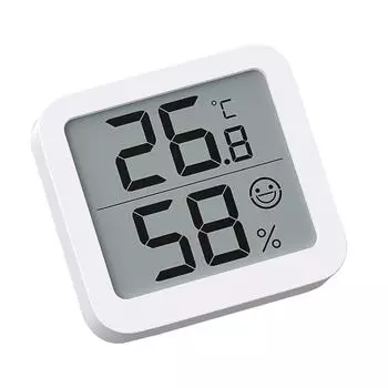 MIIIW S08 ЖК-цифровой гигрометр для измерения температуры и влажности в помещении, портативный настольный настенный белый