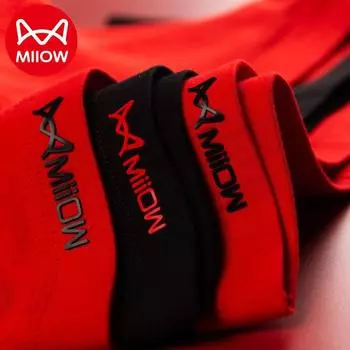 MiiOW 3 шт. Natal Year красное мужское нижнее белье хлопковые шорты-боксеры AAA графеновые антибактериальные мужские трусы большие размеры мужские трусы L-4XL L