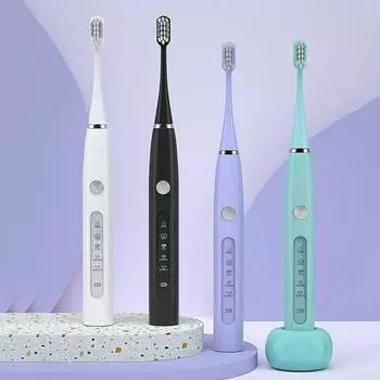 Mijia Electric Toothbrush Ultrasonic 5th Gear Adjustment IPX7 Waterproof Smart Toothbrush Strong Endurance Cleaning Mode