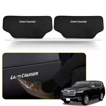 MiJuduo Land Cruiser 250 Series TRJ250W GDJ250W Kick Guard Car Rear Seat Pad Seat Back Kick Mat Protector Special Car Kick Guard Mat Back Kick Mat чёрный