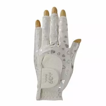 Мик Гольф 39 FIT39 NAIL Heart Series Левая рука Сердце M (МИКРОФОН ГОЛЬФ) Серебряный/белый