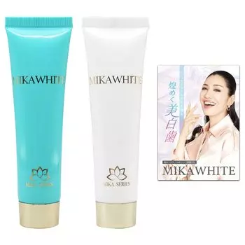 Mika White Catalog Отбеливающая зубная паста Ammika Toothpaste Зубная паста-гель против неприятного запаха изо рта Желтизна 30 г Набор из 2 шт. [Официальный] [Включен производитель]