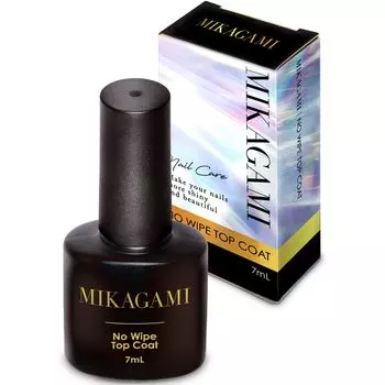 MIKAGAMI Top Gel Top Coat Gel Nail HEMA Free 7mL Made in Japan Non-wipe