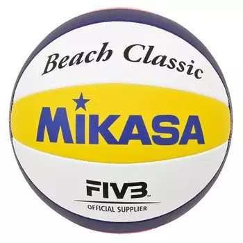 MIKASA Beach Volleyball Practice Ball High Recommended Internal Pressure (General/University/High School/Junior School) White/Yellow/Blue/Red