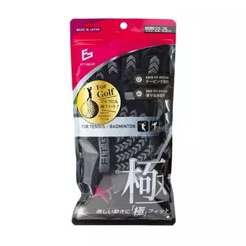 Mikasa FITGEAR Goku Fit Five-Toe Socks, Set of 2, Black (Women s Sizes 22-25cm, Ankle Length)