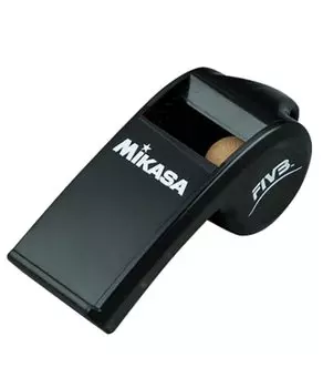 MIKASA FIVB Whistle, Palmaster, Black, PUL-BK