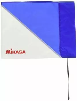 MIKASA Футбольное оборудование Угловой флажок Флаг MCFF Белый/Синий