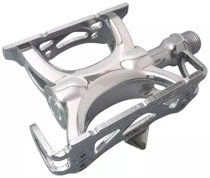 Mikashima Bicycle Pedal SUPREME Silver NJS Certified Product (MKS) (Supreme)