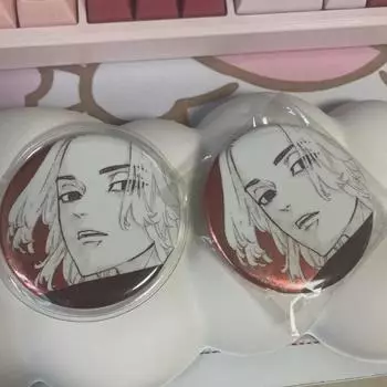 Mikey Original Picture Can Badge Sano Manjiro Doriben Acrylic Doman