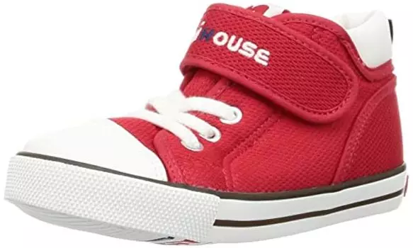 Miki House 10-9468-497 Baby Shoes, red, 18.0 cm