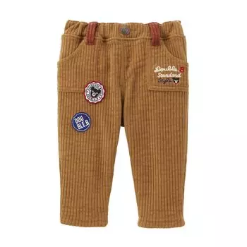 MIKI HOUSE Double B Long Brown [MIKI HOUSE] Брюки, Брюки, Брюки, Медведь, Мальчики, Девочки, Младенцы, Дети, Детская одежда, 63-3207-683, 90 см, коричневый