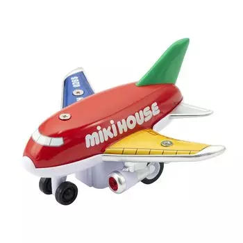 [Miki House] Игрушка инерционный реактивный самолет Логотип Сделано в Японии Мальчики Девочки Младенцы Дети Детские игрушки Детская одежда 16-1664-149 Зеленый