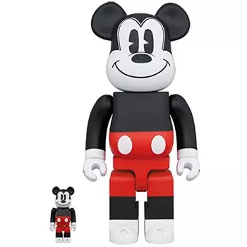 МИККИ МАУС 2020 Bearbrick Микки Маус BE@RBRICK (Версия R&W) 100% и 400%