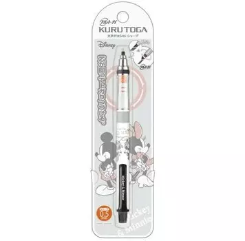 Микки Минни KURUTOGA Kurutoga Sharp Disney & [Механический карандаш] 0,5 мм