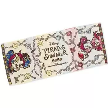 Микки Минни Лицевое полотенце Дисней Пираты Лето 2020 Пиратский Дисней Мерч Сувенир DisneySea и [Эксклюзив Токио]