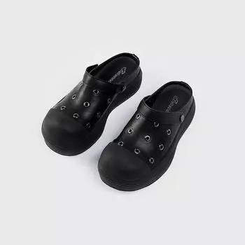 Микки туфли с большой головой старые грязные туфли ретро туфли с отверстиями сандалии летние шлепанцы повседневные сандалии на платформе сандалии с головой-сумкой 35