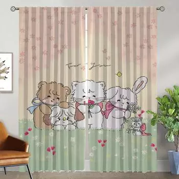 Mikko Anti-mosquito Curtains for Camera Blackout Curtain for Room 2 Panel Shades Halloween Decoration Partition Living Kitchen W50xH70cmx2pcs-CL