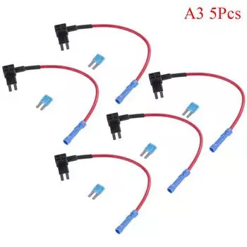 Микро2 Предохранитель Ответвитель Добавить Цепь Ножевой Мини Держатель Предохранителя 15А Предохранитель 5Pcs