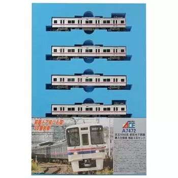 Микро-Ace N-Game Keio 9000 series Toei Subway Line Vehicle Дополнительный набор из 4 вагонов Модель железнодорожного поезда A7472