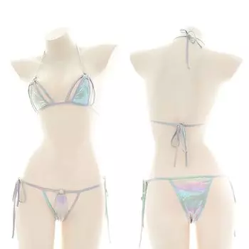 Микро бикини косплей нижнее белье конкурсное нижнее белье для взрослых эччи эротический косплей эротическое нижнее белье женское белье эротический бюстгальтер шорты сексуальный экстремальный костюм мини