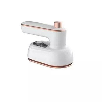 Микро паровой утюг портативный ручной профессиональный отпариватель для одежды белый