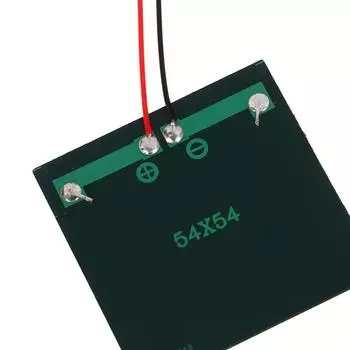 Микро-солнечная доска фотоэлектрические солнечные элементы 5шт 2V120Ma с эпоксидной смолой Solars проводов