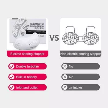Микроэлектрическое устройство против храпа, устройство для сна при апноэ, средство для остановки храпа