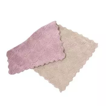 Микрофибра 16 * 27,5 см толщиной ультрамягкая салфетка для уборки пыли полотенце для автомобиля дома