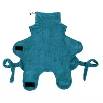 Микрофибровый халат для сушки собак Мягкий халат для питомца Быстросохнущий халат-полотенце для собак и кошек Аксессуары для ухода за питомцами XS
