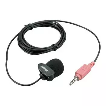 Микрофон Buffalo BUFFALO AUX Mini Clip черный BSHSM03BK
