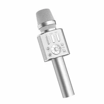 Микрофон для караоке GIGASTONE, рекомендуемый беспроводной домашний Bluetooth TWS-микрофон, до 11 часов, можно использовать 2 устройства, запись музыки по Bluetooth