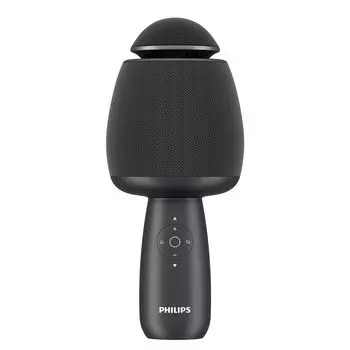 Микрофон для караоке Philips Bluetooth Беспроводной микрофон для караоке 2600 мАч Перезаряжаемый Функции воспроизведения 5 режимов звука Использование Портативный