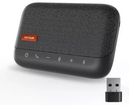 Микрофон для конференций Nuroum, беспроводной Bluetooth, сбор шума и звука, подключение USB, веб-конференция, ПК, домашняя онлайн-видео и аудиосистема, совместимая с A15GR