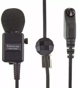Микрофон Icom с прищепкой и водонепроницаемым переключателем HM-163A разъем/PTT