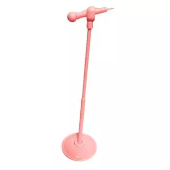 Микрофон кукольная игрушка микрофон пение Ktv сцены реквизит кукольный домик микрофон аксессуары 3.4G розовый