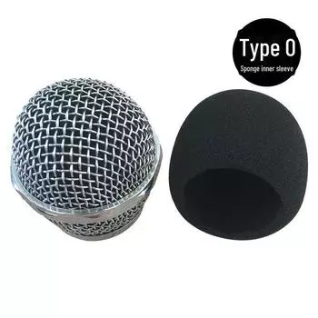 Микрофон Liangyun T11 с O-образной сетчатой головкой, внутренней губкой и металлическим покрытием Inner sponge чёрный