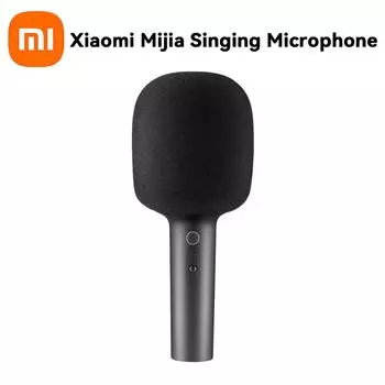 Микрофон Mijia K-song Аудиомикрофон Динамик Интегрированный детский микрофон Домашний K-song Bluetooth Семейный KTV Пение чёрный