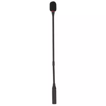 Микрофон на гибкой шее 17,7 дюйма с гибким шумоподавлением, подключаемый микрофон на гибкой шее с питанием