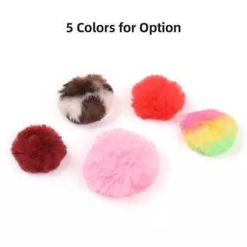 Микрофон с меховой муфтой на лобовом стекле для петличного микрофона с зажимом красный