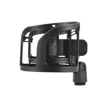 Микрофон с подвесным креплением, микрофонная стойка, студия звукозаписи, прямая трансляция, универсальный конденсаторный микрофон чёрный