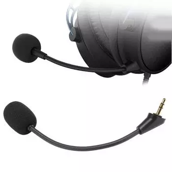 Микрофон с шумоподавлением Игровая гарнитура Микрофон Разъем 3,5 мм для HyperX Cloud Alpha